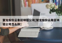 聚龙股份云象区块链公司[聚龙股份云象区块链公司怎么样]